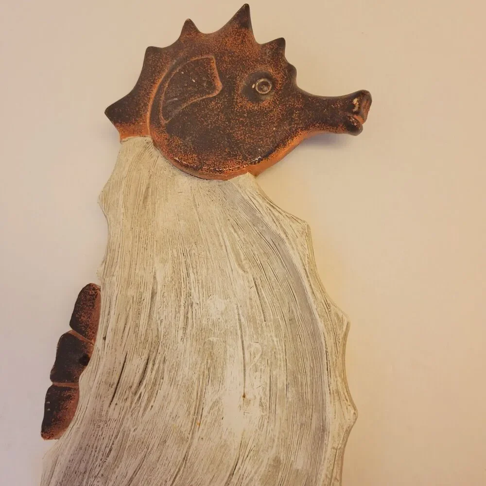 Sea Horse Trinket Dish/Tray, brown tone, 15